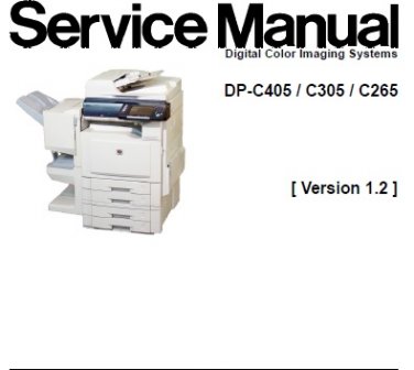 Panasonic DP-C405 / C305 / C265 Series Service Manual