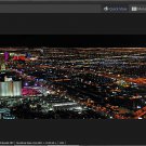 Digital Photo Panorama Night Las Vegas for print