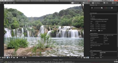 Digital Picture Waterfall Harvatska