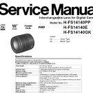 Panasonic Lumix H-FS14140 Lens Service Manual