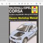 Vauxhall Opel Corsa C Workshop Manual 2003-2006 year in PDF/scanned/