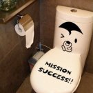 toilet sticker
