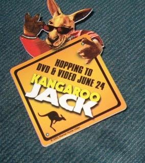 Kangaroo Jack DVD / Video Release Promo Pin Includes Shipping