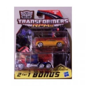 Transformers RPMs Bumblebee & Optimus Prime Vehicles