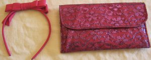 Vintage Purse and Bow Made in Japan