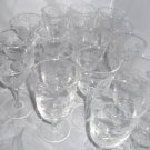 17pc. Cherry Blossom Stem Glass Set-I'm willing to sell each style seperately