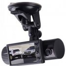 Car Video Recorder With Gps And Dual Lens And 120 View Angle 2012 New Arrival X2000