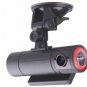 Car Video Recorder With Gps And Dual Lens And 120 View Angle 2012 New Arrival X2000
