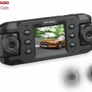 DM800 Car video camera with GPS dual cameras vehicle recorder car dvr with infrared night vision