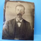Antique Tin Type Photograph - Photo - Picture - Man Gentleman - 1800s - Large Size
