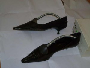 LK Bennett Seema Shoe in Dark Brown Leather