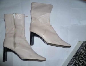 BACIO LECCO Ankle Boot	 in Pale Pink Leather