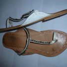 White Arabian flat Sandal