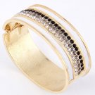 Dazzle Me Rhinestone Fold-over Bracelet