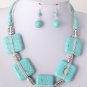 Bold Turqouise Necklace Set