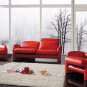 Modern Red leather sofa set