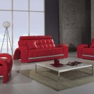 Modern Red Living Room Sofa Set