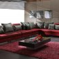 Modern Red Sectional Sofa