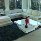 Modern High Gloss White Coffee Table