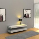 Modern White Floating TV Unit