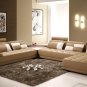 Modern Bonded Leather Sectional Sofa