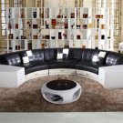 6007 - Modern Bonded Leather Sofa