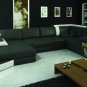 2314 - Modern Bonded Leather Sectional Sofa