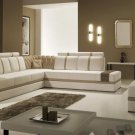5013 - Modern Bonded Leather Sectional Sofa
