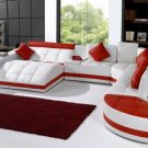 5012 - Modern Bonded Leather Sectional Sofa