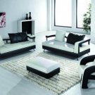 5577 - Modern Bonded Leather Sectional Sofa Set