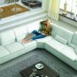 2914 - Modern Bonded Leather Sectional Sofa