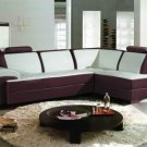 2234 - Modern Bonded Leather Sectional Sofa