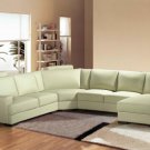2225 - Modern Bonded Leather Sectional Sofa