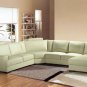 2225 - Modern Bonded Leather Sectional Sofa