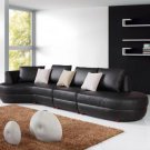 2818 - Modern Bonded Leather Sectional Sofa