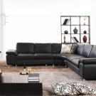 2815 - Modern Bonded Leather Sectional Sofa