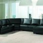 2253 - Modern Bonded Leather Sectional Sofa