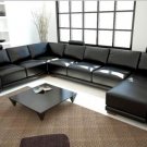 1001 - Modern Bonded Leather Sectional Sofa