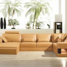2278 - Modern Bonded Leather Sectional Sofa