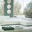 8028 - Modern Bonded Leather Sectional Sofa