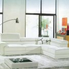 8008A - Modern Bonded Leather Sectional Sofa