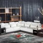 1008 - Modern Bonded Leather Sectional Sofa