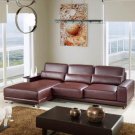 6002B - Modern Bonded Leather Sectional Sofa