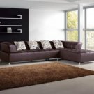 2235 - Modern Bonded Leather Sectional Sofa