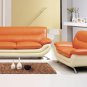 7045 - Modern Bonded Leather Sofa Set