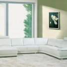 8008 - Modern Bonded Leather Sofa Set