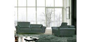8006 - Modern Bonded Leather Sofa Set