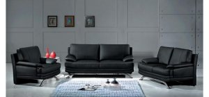 9250 - Modern Bonded Leather Sofa Set