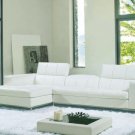 8005 - Modern Bonded Leather Sofa Set