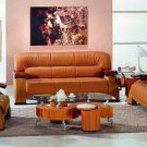 2033 - Modern Bonded Leather Sofa Set